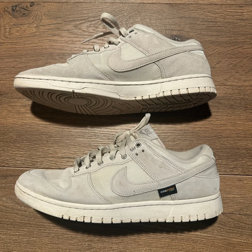 Nike Light Orewood Brown Dunk Low Retro Premium Cordura Mens 11 HQ3821-104